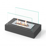 Черный Биокамин VERONA 4 цвета (SteelHeat)