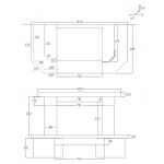 Чертеж Камин LEORA CCF (Stimlex)