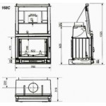 Чертеж Топка CLASSIC 168C (Supra)