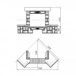  Камин BOLERO с деревяной балкой (Supra-Russia)