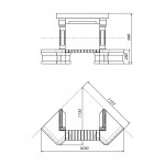  Камин Tango с деревяной балкой (Supra-Russia)