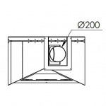 Чертеж 2 Камин BREDA (Traforart)