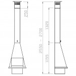 Чертеж Камин CERDANYA (Traforart)