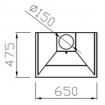Чертеж 2 Камин CERDANYA (Traforart)