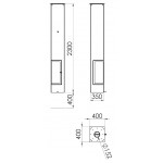 Чертеж Камин Luxor (Traforart)