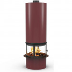 Ral со стеклом 2 Камин DIAMANTE (Traforart)