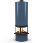 Ral со стеклом 3 Камин DIAMANTE (Traforart)