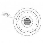 Чертеж 2 Камин DIAMANTE (Traforart)