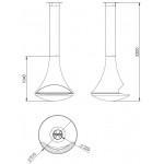 Чертеж Камин DORIA CENTRAL (Traforart)