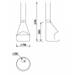 Чертеж Камин HERA (Traforart)