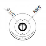 Чертеж 2 Камин HESTIA (Traforart)