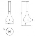 Чертеж Камин HYPNOS (Traforart)