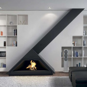 Камин MADRID дымоход по диагонали слева / справа (Traforart)
