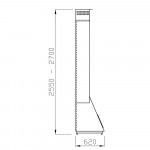 Чертеж 2 Камин MADRID Frontal (Traforart)