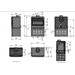 Чертеж Печь Leopard с дровником (Firebird)