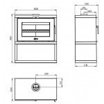  Печь Aston Senator - 2 цвета (Litkom)