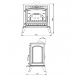 Чертеж Печь Everest F12 (Litkom)