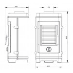 Чертеж Печь Everest F7 (Litkom)