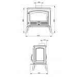 Чертеж Печь Everest F8 (Litkom)