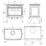  Печь Везувий Rich-15 (Litkom)