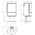 Чертеж Печь X3 (ВКЛ)