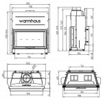  Топка Flat 100/57H (Warmhaus)