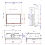  Топка Flat 120/80H (Warmhaus)