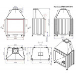  Топка Open Flat 90/70 (Warmhaus)