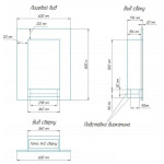 Чертеж Биокамин ALBERT (ZeFire)