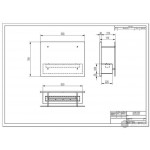 Чертеж Биокамин AMBER (ZeFire)