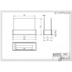 Чертеж Биокамин APOLON 2 цвета (ZeFire)