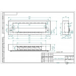 Чертеж Биокамин CONSTANT 1200 (2 варианта) (ZeFire)