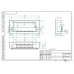 Чертеж Биокамин CONSTANT 900 (2 варианта) (ZeFire)