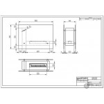 Чертеж Биокамин FIDERO 1000 (ZeFire)