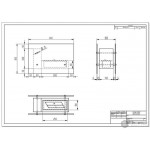 Чертеж Биокамин FIDERO 500 (ZeFire)