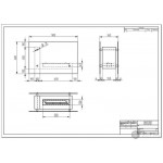 Чертеж Биокамин FIDERO 900 (ZeFire)