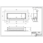 Чертеж Биокамин FLORIDA (ZeFire)