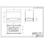 Чертеж Биокамин ICEBERG (ZeFire)
