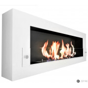 Биокамин ORION 1200 Белый со стеклом (ZeFire)