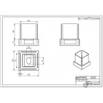 Чертеж Биокамин QUANT Metall (ZeFire)