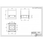 Чертеж Биокамин RUBICON (ZeFire)