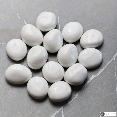 Керамические камни маленькие Белые (ZeFire)