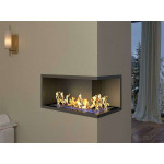 Интерьер 1000 Биокамин Standart для угловой стены (2 варианта) (ZeFire)
