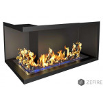 1000 Биокамин Standart для угловой стены (2 варианта) (ZeFire)