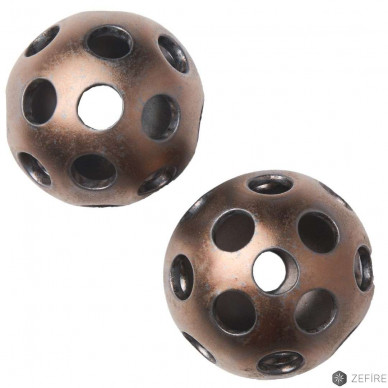 Керамические шары с одинаковыми отверстиями Медные (ZeFire)