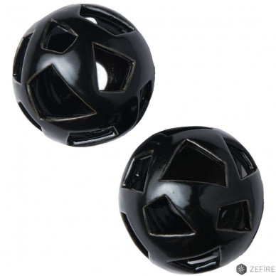 Керамические шары с трапецевидными отверстиями Черные (ZeFire)